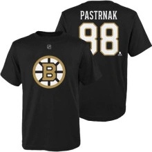 Outerstuff Dětské tričko Boston Bruins David Pastrňák #88 Player Name & Number