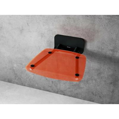 RAVAK Sedátko OVO-B II Orange/černá B8F0000061