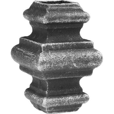 PSG Ozdobný návlek pro kovaný plot, bránu a zábradlí 41.024, 65x38 mm, otvor 14,5 x 14,5 mm