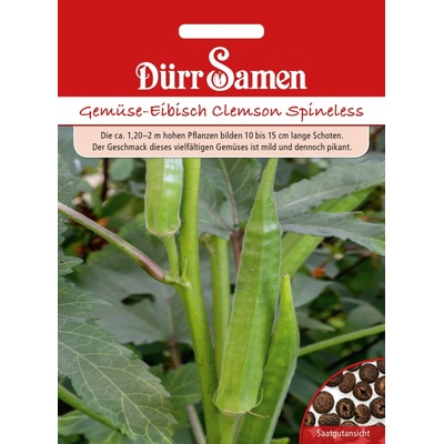 Dürr Samen Okra / ibištek jedlý Clemson Spineless - 1 bal.