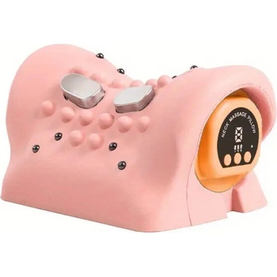 NOVO Masážní relaxační polštář na krk Růžová