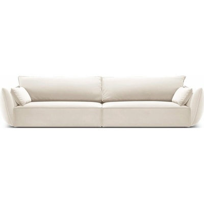 Mazzini Sofas Béžová zamatová pohovka 248 cm Vanda