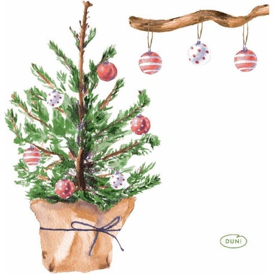 DUNI Servítka 3V tree and baub 24x24cm