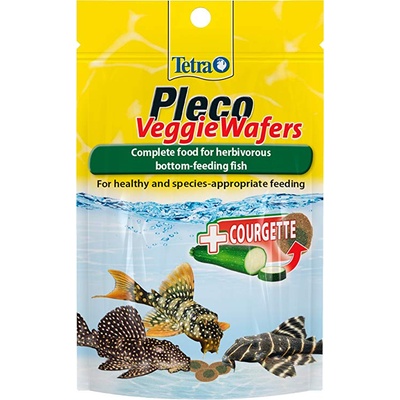 Tetra Pleco Veggie WAFER - Храна за тревопасни рибки 15гр