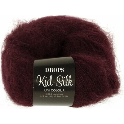 Drops Kid Silk UNI Colour 71 burgundy