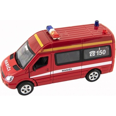 Teddies hasičské auto so zvukom a svetlom 15cm