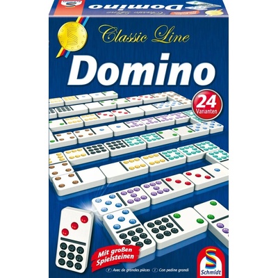 Schmidt Spiele Classic Line Domino настолна игра за 1-11 играчи (4001504492076)