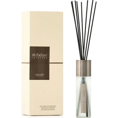 Millefiori Milano Sklenený difuzér Selected Velvet Lavender 100 ml