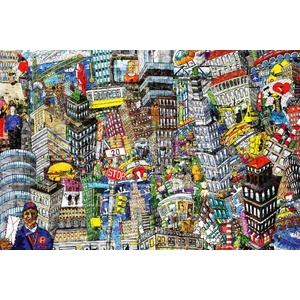 DIMEX ART Флизелинов фототапет анимационен град ii. 375 x 250 см