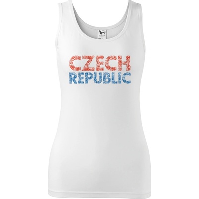 Czechmania CZECH REPUBLIC Tílko bílé bílá – Zboží Mobilmania