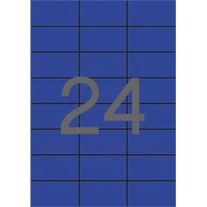 APLI Етикет, 70x37 mm, цветен, APLI, син, 480 етикета в опаковка 01592 (01592)
