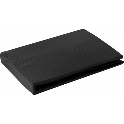 Eurofirany makosatén prestieradlo Nova čierne 140X200x30