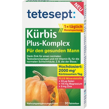 tetesept Комплекс с тиква Plus - 30 таблетки