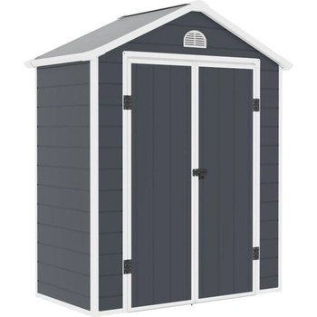 CoverTech Пластмасова къща за инструменти Bergen 1, 9 x 1 м CoverTech антрацит (CT107)