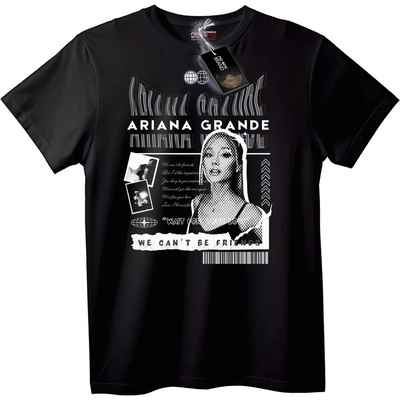 NOONEBRAND Тениска Музика на Ariana Grande - 2XL, Black