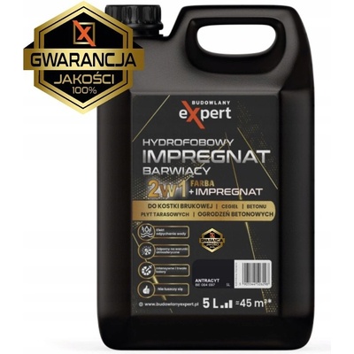 Impregnace na zámkovou dlažbu Budowlany Expert antracit 5 l, vydatnost 45 m2/l