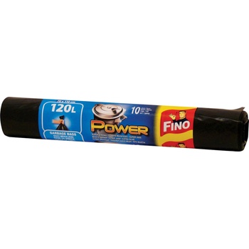 Fino Vrecia zaväzovacie Power 120l 40 µm 10 ks čierne