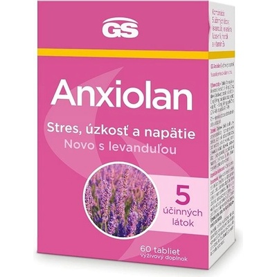 GS Anxiolan s levanduľou tabliet 60 ks