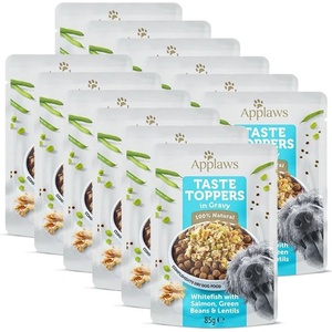 Applaws Капсули Applaws Dog Taste Toppers in Gravy бяла риба, сьомга, фасул и леща 12 x 85 г