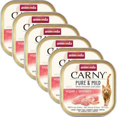 Animonda Carny Pure & Mild Adult - пиле и скариди 6 x 100 г