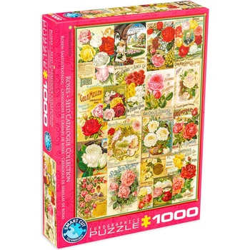 EUROGRAPHICS Пъзел Eurographics от 1000 части - Каталог на сортове рози (EG60000810)