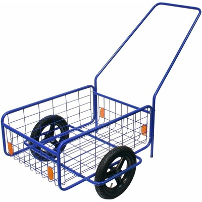 Vozík RDV 4, prepravný, nafukovacie kolesá, oceľový, 80 kg