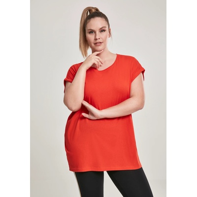 Urban Classics Дамска тениска Urban Classics bloodorangeUB-TB771-01685 - Оранжев, размер S