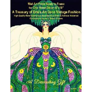 Wall Art Prints Ready to Frame for Chic Home Décor: 8x10: A Treasury of Erté's Art Deco Vintage Fashion, High-Quality Retro Glamorous Illustrations of | Iza Bella (ISBN: 9781082347016)