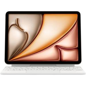 Apple Magic Keyboard for iPad Air 11-inch (M4) - US English - White (mdfv4lb/a)