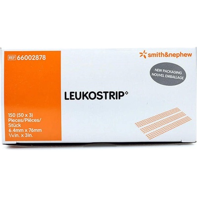SMITH and NEPHEW Leukostrip 6,4 mm x 76 mm 3 proužky)