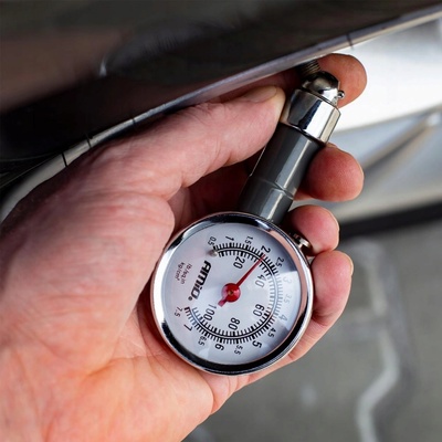 Compass Měřič tlaku pneumatik METAL 7 bar od 0,5 do 7,5 kg/cm2 – Sleviste.cz
