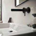 Hansgrohe Смесител за вграждане за мивка Hansgrohe Finoris, матово черен, без вградено тяло (76051670)