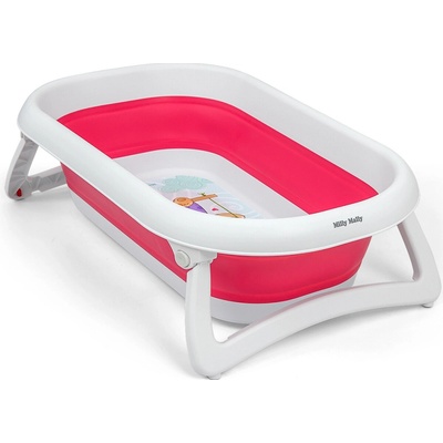 Milly Mally Skládací vanička pro miminko Aqua pink