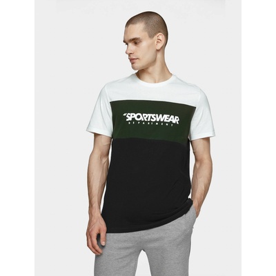 4F pánske tričko H4L21-TSM016 off white