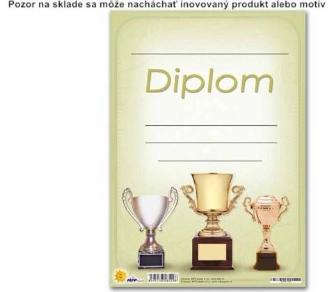 Diplom A5 poháre