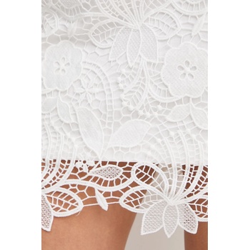 Morgan Пола Morgan в бяло къса със стандартна кройка JKOKI (JKOKI)