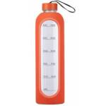  Glass bottle KiCA Hydro Glass 1000 ml - orange