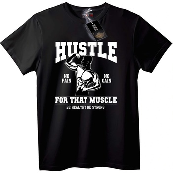 NOONEBRAND Тениска Hustlе Без Болка - M, White