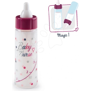 Smoby Fľaška s cumlíkom pre bábiku Violette Baby Nurse s ubúdajúcim mliekom od 12 mes