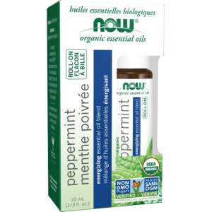NOW Essential Oil Roll-On - Organic [10 мл] Мента