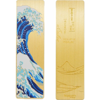 Moriarty Art Project Záložka do knihy kovová, Velká vlna u Kanagawy, Hokusai – Hledejceny.cz