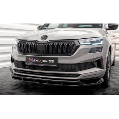 Maxton Škoda Karoq-Spoiler předního nárazníku SK-KA-1F-SL-FD1G+FD1RG