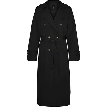 VERO MODA Палто Vero moda Chloe Long trench coat - Black (Black)
