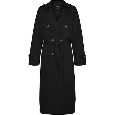 VERO MODA Палто Vero moda Chloe Long trench coat - Black (Black)