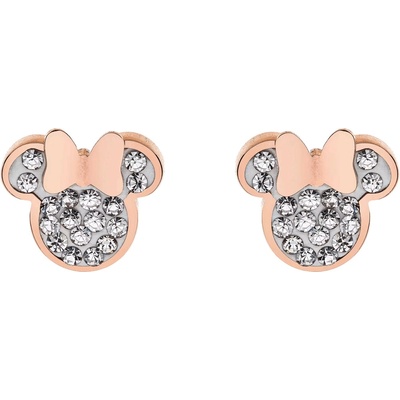Disney Pôvabné bronzové náušnice kôstky Mickey and Minnie Mouse E600177PRWL-B.CS