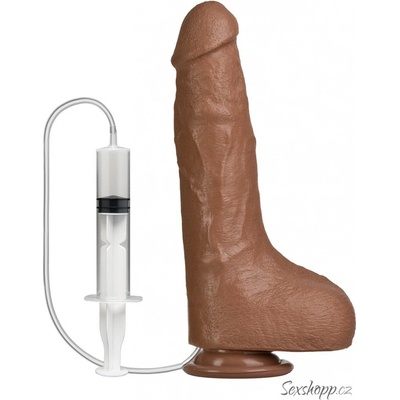 Doc Johnson Bust it Squirting Realistic Cock 8.5" Brown