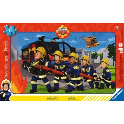 Ravensburger - Puzzle Fireman Sam - 1 - 39 piese