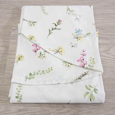 Clayre & Eef Kulatý ubrus Happy Florals 170 cm 170 cm