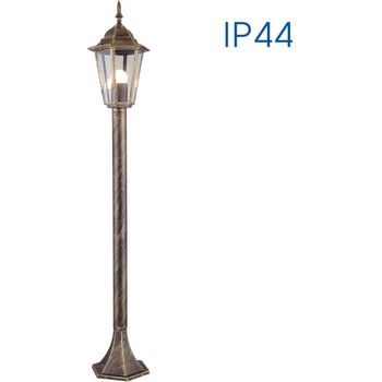 VIVALUX Градински фенер MARIBOR PS001 - античен месинг, алуминиев, E27, IP44 | Vivalux (VIV004194)
