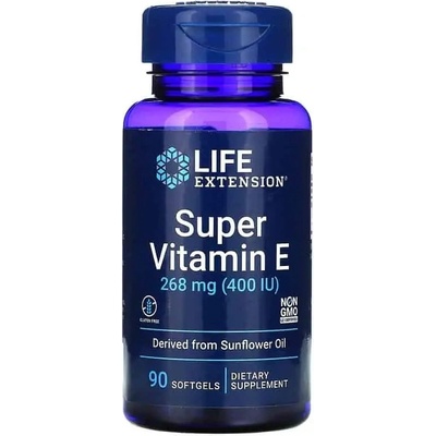 Life Extension Super Vitamin E 90 gélové tablety 268 mg 400 IU